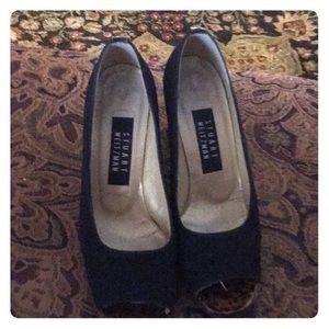 Stuart Weitzman peep toe heels